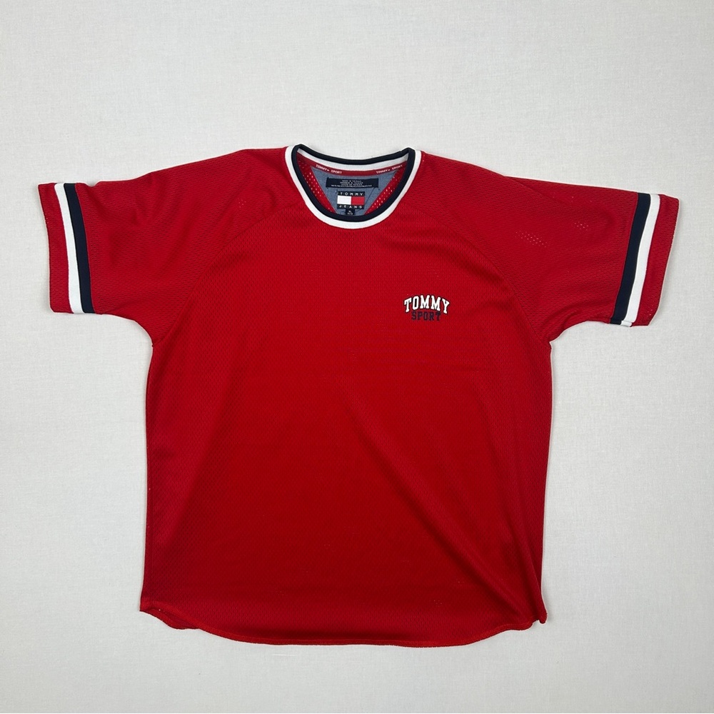 2000s Tommy Sport Red Jersey